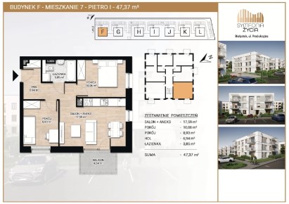 mieszkanie na sprzedaż - Białystok, Bacieczki, Produkcyjna